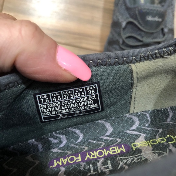 Sketchers Memory Foam Cooled Slip on Shoes - Picture 10 of 10